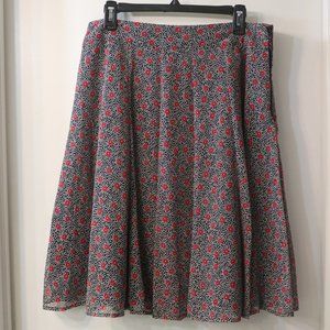George floral skirt size 10
